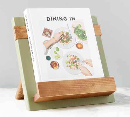 Handmade Reclaimed Wood Cookbook Holders Pine and Oak Slats for Kitchen Organization