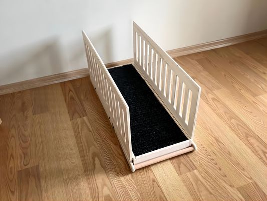 Wooden Ramp for Aging Dogs Item Type Beds Sofas Adjustable Height Nonslip Carpet Wood