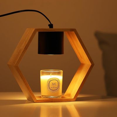 Modern Rustic Brown Wooden Pillar Candle Holders for Home Decor 3&quot;D x 9&quot;W x 22&quot;H