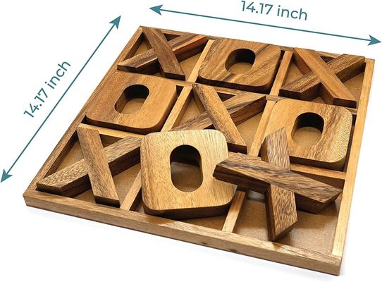 Wooden XOXO Family Board Game for Women Perfect Travel or Backyard Entertainment