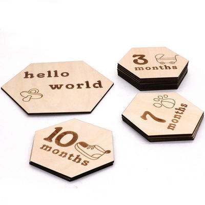 Baby Monthly Milestone Cards 13 Pieces Newborn Gift Set for First Year Growth Props