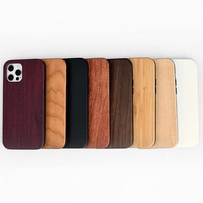 OEM/ODM Order Accepted Wood Back Cover Phone Case in Natural Color with Custom Logo