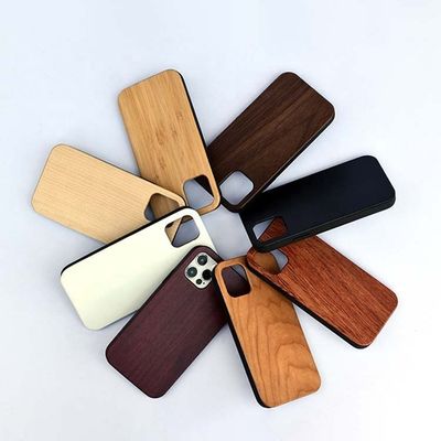 OEM/ODM Order Accepted Wood Back Cover Phone Case in Natural Color with Custom Logo