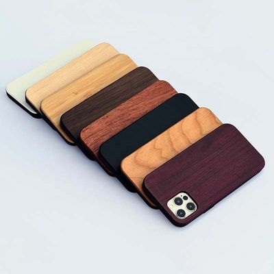 OEM/ODM Order Accepted Wood Back Cover Phone Case in Natural Color with Custom Logo