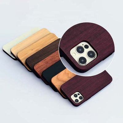 OEM/ODM Order Accepted Wood Back Cover Phone Case in Natural Color with Custom Logo