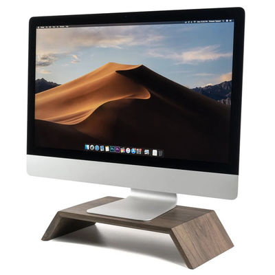 Wooden Computer Display LCD Monitor Stand with Ergonomic Design and Wooden Material