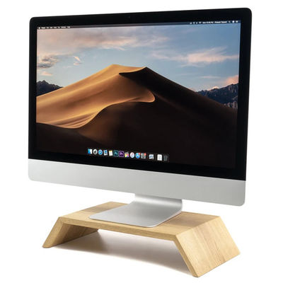 Wooden Computer Display LCD Monitor Stand with Ergonomic Design and Wooden Material
