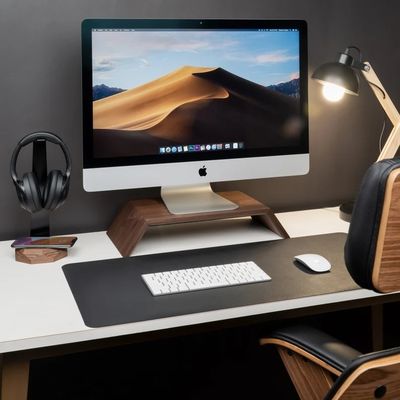 Wooden Computer Display LCD Monitor Stand with Ergonomic Design and Wooden Material