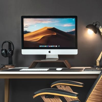 Wooden Computer Display LCD Monitor Stand with Ergonomic Design and Wooden Material