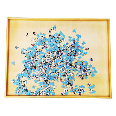 1000 Piece Jigsaw Puzzle Compatible Custom Wooden Puzzle Board with Adjustable Height
