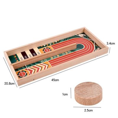 Laser Engrave Printing Multi-Color Fast Sling Puck Game Shot Toy for Educational Play