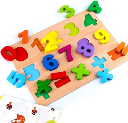 Sample Charge Free Wooden Alphabet and Number Puzzles for Educational Development