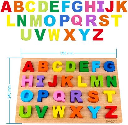 Sample Charge Free Wooden Alphabet and Number Puzzles for Educational Development