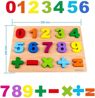 Sample Charge Free Wooden Alphabet and Number Puzzles for Educational Development