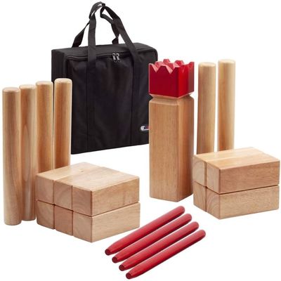 Take Your Outdoor Activities to the Next Level with Hardwood Kubb Yard Game Set