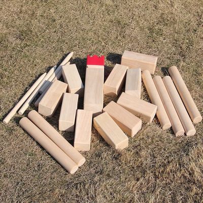 Take Your Outdoor Activities to the Next Level with Hardwood Kubb Yard Game Set