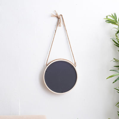 30x30cm Customized Logo Acceptable Nordic Style Round Hanging Mirror for Home Decoration