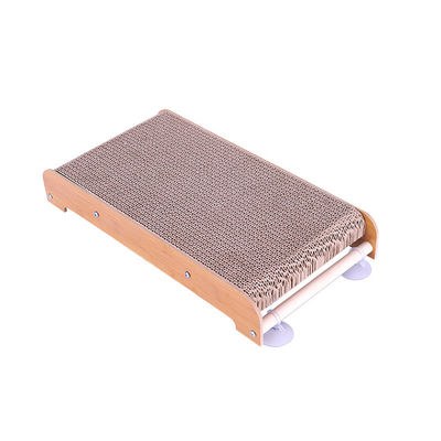 Custom Cat Cardboard House Scratching Post Scratch Mat Sustainable and Modern Design