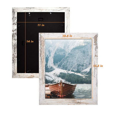Shabby Chic Wooden Photo Frame Sets with Customized Rustic Wall Art Decoration