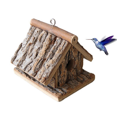 Silk-Screen Printed Wooden Bird House Handcrafted and Environmentally Friendly