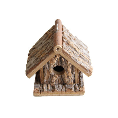Silk-Screen Printed Wooden Bird House Handcrafted and Environmentally Friendly