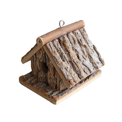 Silk-Screen Printed Wooden Bird House Handcrafted and Environmentally Friendly