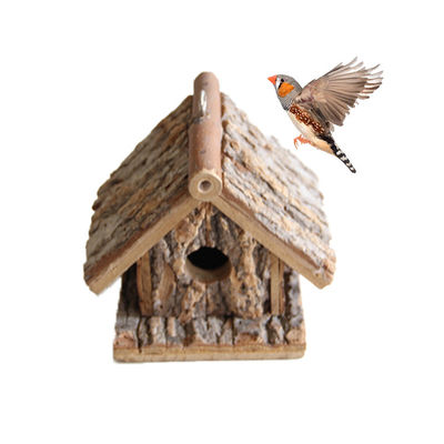 Silk-Screen Printed Wooden Bird House Handcrafted and Environmentally Friendly