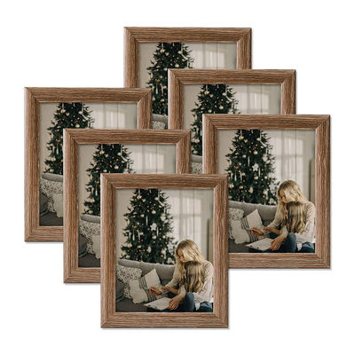 Home Decor Large Wall Decoration Iron Photo Frame with Custom Printing Wooden