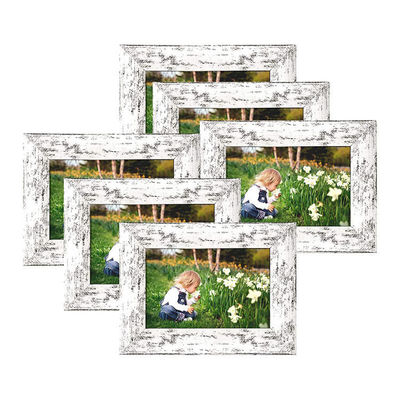 Home Decor Large Wall Decoration Iron Photo Frame with Custom Printing Wooden