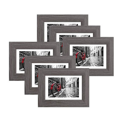 Home Decor Large Wall Decoration Iron Photo Frame with Custom Printing Wooden
