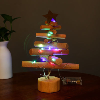 Custom Printing Artificial Xmas Trees Mini Wooden Decoration for Home Decor Christmas Tree