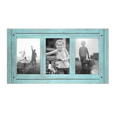 Solid Wood Rustic Photo Frame for Home Decoration Custom Size Silk-Screen Printing