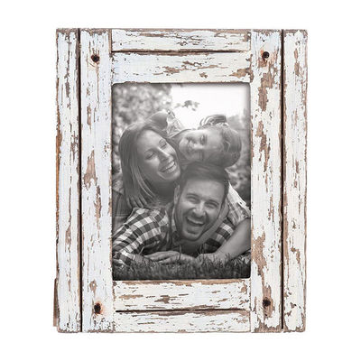 Solid Wood Rustic Photo Frame for Home Decoration Custom Size Silk-Screen Printing