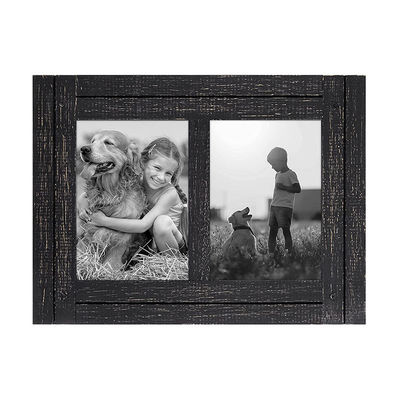 Rustic Wooden Wall Mounted or Table-top Stand Freedom Assortment Frame in Custom Size