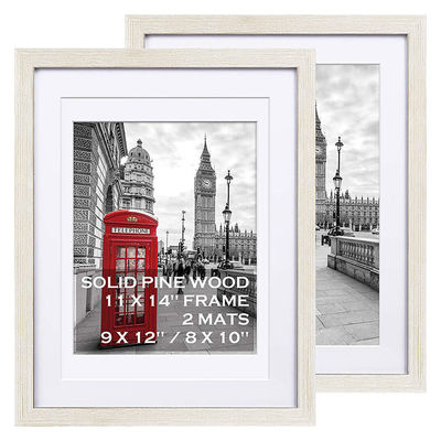 Home Decorative Wedding Gift Varnished Wood Photo Wall Frames with Artistic Design