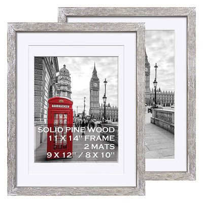 Home Decorative Wedding Gift Varnished Wood Photo Wall Frames with Artistic Design