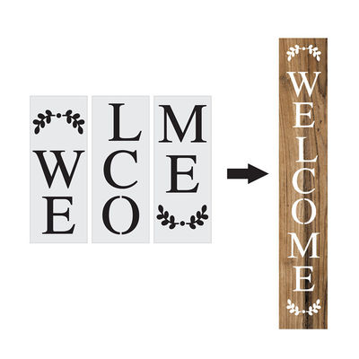 Popular Sale Fir Wood Home Wedding Welcome Sign Frame Natural/Brown/White Europe