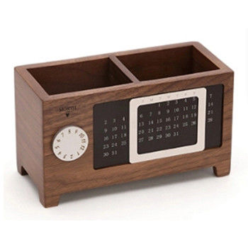 17X7.2X9.6cm Wooden Pen Holder Advent Calendar Box Keep Your School Supplies Organized