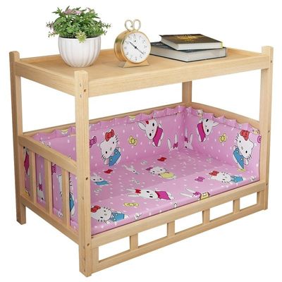 Hand Wash Custom Multi Functional Natural Color Bedside Table for Cat/Dog Bed 45x60cm