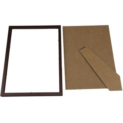 Customized Color Solid Wood Photo Frame With Removable Inner Frame And Real Glass