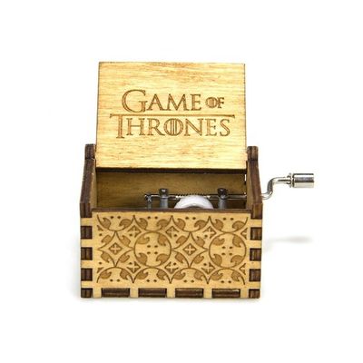Small Pine Wood Color Music Boxes 6.3x5x4.2cm for Christmas Gifts in High Demand