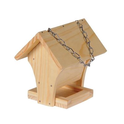 Customized Small Cute Outdoor Decoration Pigeons Bird House All Seasons Wooden Feeder