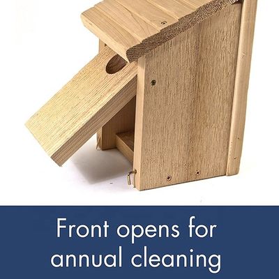 Custom Simple Style DIY Wooden Bird House Wood Craft Decoration Burned