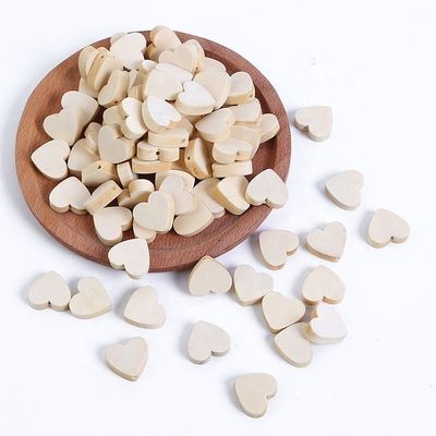 DIY Jewelry Making Supplies 20mm Unfinished Wooden Teething Beads in Round Shape