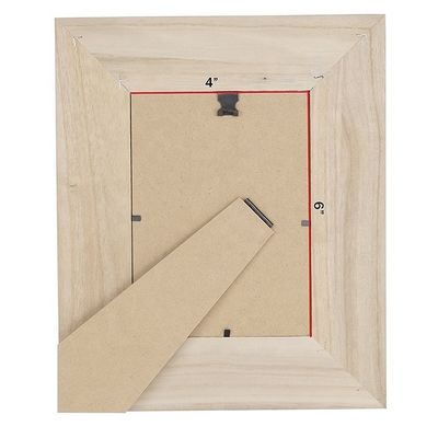 Unfinished Wooden Photo Frame Natural Wood Picture Frames for Home Decoration