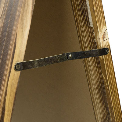 Handcrafted Rustic Wooden Frame Portable Blackboard With Stand Convenient and Portable