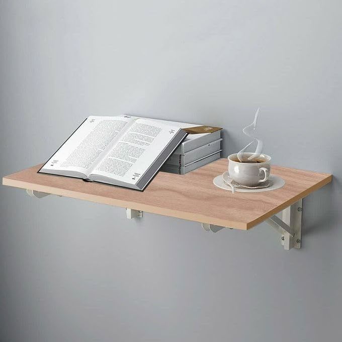 Custom Service Modern Design Solid Wood Folding Wall Shelf for Bathroom Wood Wall Decor