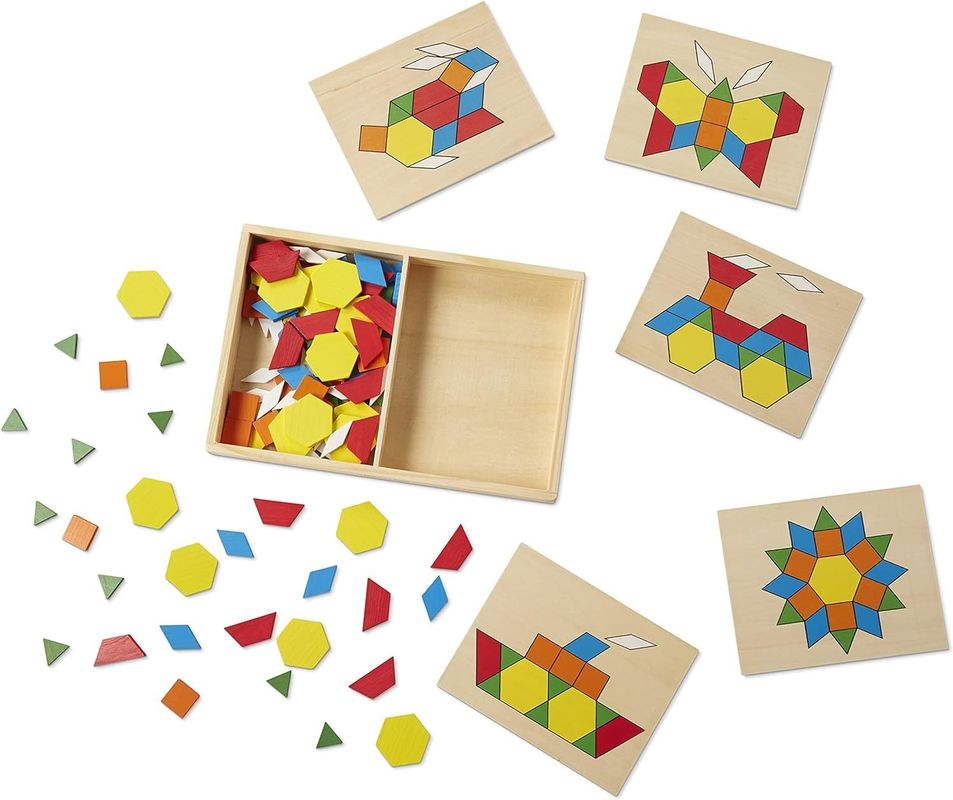 ISO9001 2008 FSCI BSCI Certified Wooden Rainbow Building Block Set for Early Education
