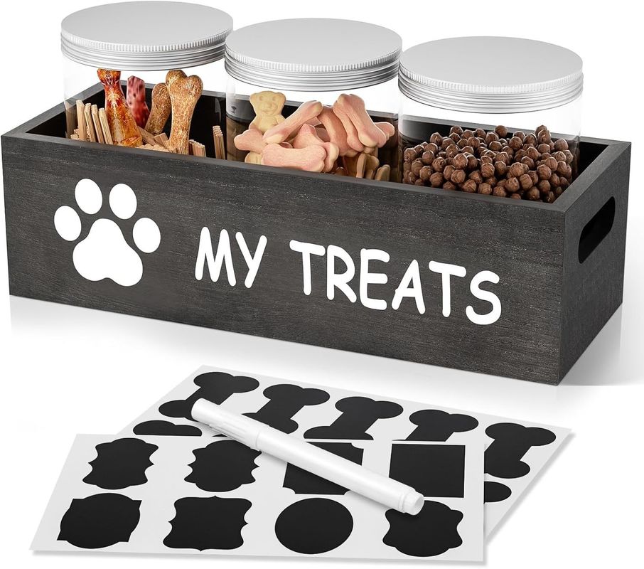Functional Design Airtight Pet Food Organizer for Easy Access and Storage 6.2*6.2*4.48