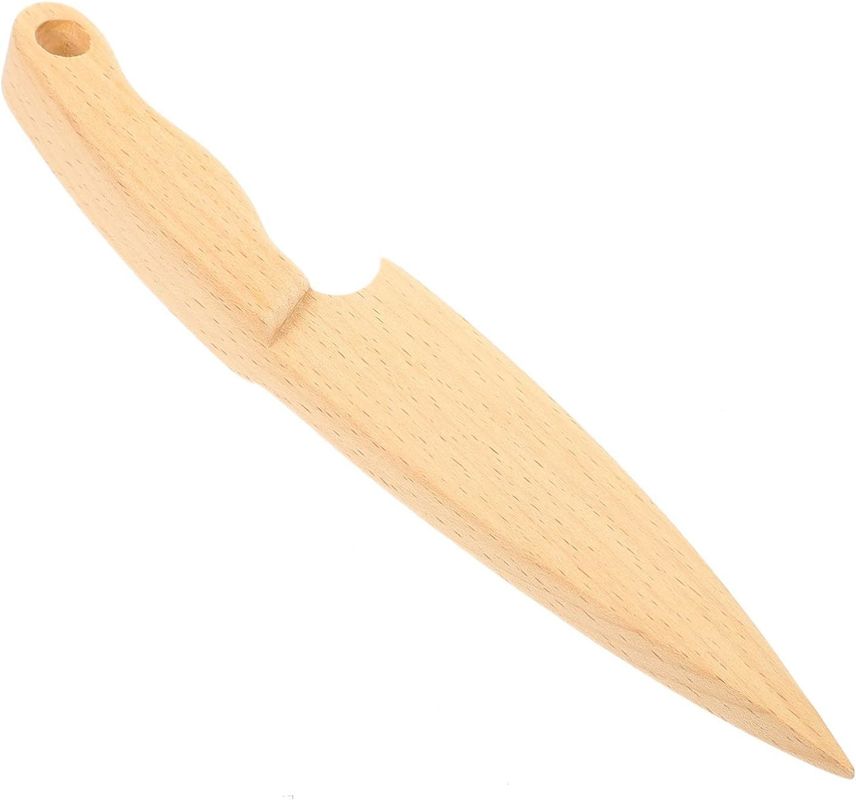 Customized Logo Wooden Knives for Pretend Play Food Toy Learning Tools Customized Size